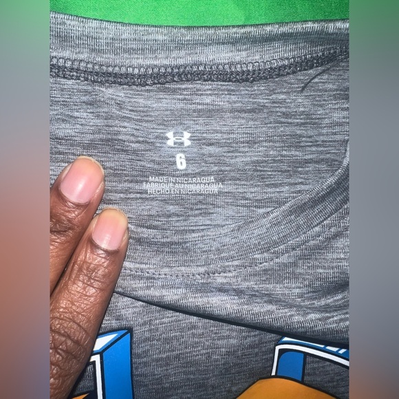 NWT Under Armour Heather Gray  and Red Long Sleeve Shirt Bundle size 6 - Picture 5 of 13